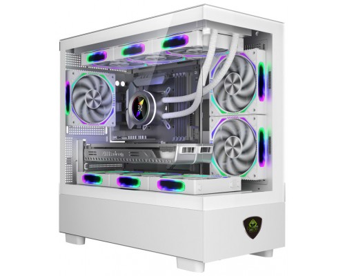 Keep Out Caja M-atx XC-301W 3FANS Usb3.0 White